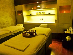 Treatment Room in Spa of Mandarin Oriental Paris by Susan Manlin Katzman