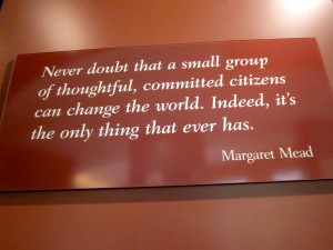 Margaret Mead Quote photo by S.M. Katzman