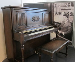 Irving Berlin's Piano on display at the Red Star Line Museum in Antwerp, Belgium