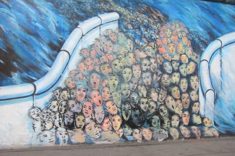 Painting in East Side Gallery