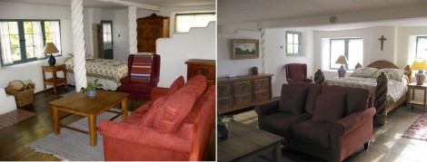 Bedrooms in Mabel Dodge Luhan House