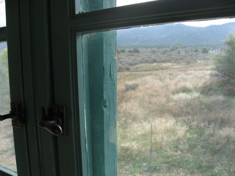 Window at Mabel Dodge Luhan House by Susan Manlin Katzman