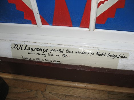 Sign in Mabel Dodge Luhan House