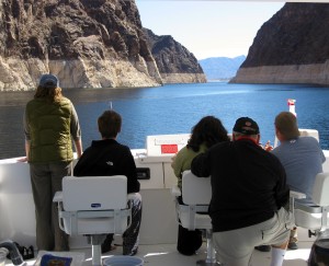 Steering a Houseboat on Lake Mead 