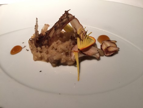 RISOTTO Mushrooms with pig’s trotters paper