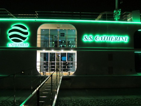 The S. S. Catherine at Night 