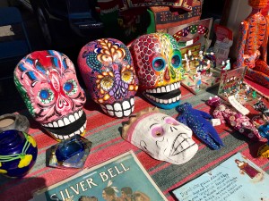 Masks at Rose Bowl Flea Market by Susan Manlin Katzman