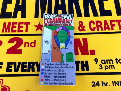Map of Rose Bowl Flea Market