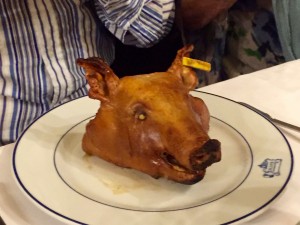Pig Head at Botín by Susan Manlin Katzman