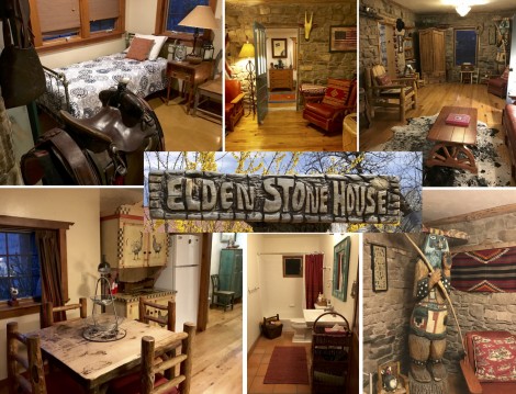 Elden Stone House Decor Collage by Susan Manlin Katzman