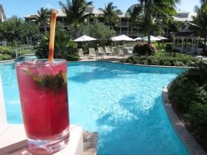 Beet mojito served at Ocean Club West