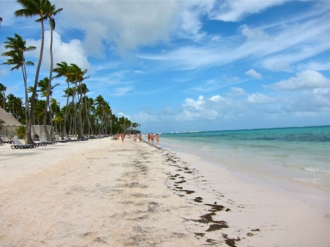 The beatch at Barcelo Bavaro Palace Deluxe