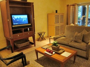 Sitting area in Saxon Suite