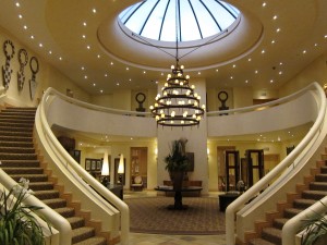 Lobby of Saxon Hotel, Johannesburg, South Africa