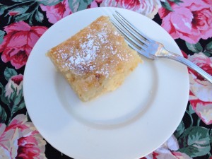 Piece of Gooey Butter Cake by Susan Manlin Katzman