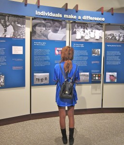 At The Visitor's Center/Photo by S.M. Katzman