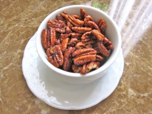 CAPITAL HOTEL SPICED PECANS photo by Susan Manlin Katzman