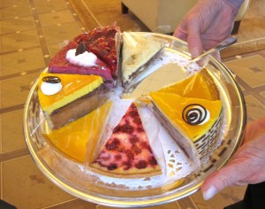 Tea Cakes Served at Wald & Schlosshotel photo by Susan Manlin Katzman