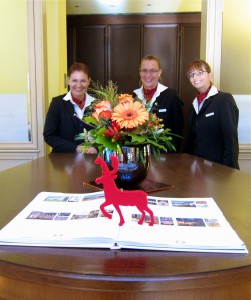 Front Desk Staff at Wald & Schlosshotel