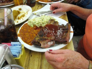 McClard's Best Ribs, Beans and Slaw