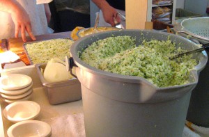 McClard's Makes Cole Slaw in Big Batches