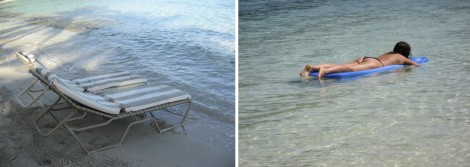 Beach and Water Collage by Susan Manlin Katzman