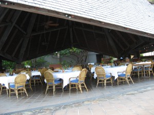 Dining Room at Little Dix Bay by Susan Manlin Katzman