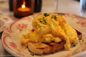 Scrambled eggs from Bar La Grassa