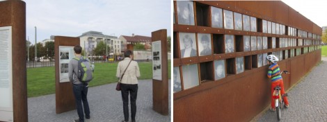 At the Berlin Wall Memorial