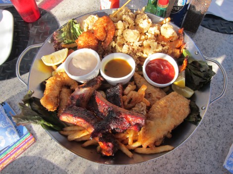 Sampler Platter at Paradise Cove/Susan Manlin Katzman