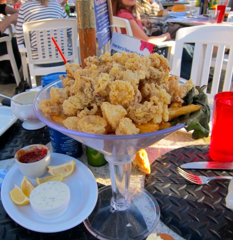 Crispy Calamari at Paradise Cove