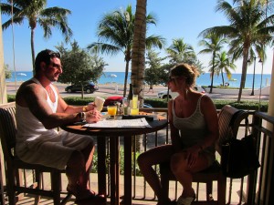 Breakfast on the Terrace of Beauty and the Feast Fort Lauderdale