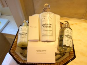 Toiletries at Inverlochy Castle Hotel