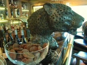 Chocolate cookies served on the S.S. Catherine