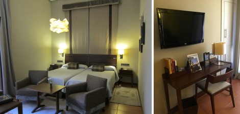 Parador de Caceres room.