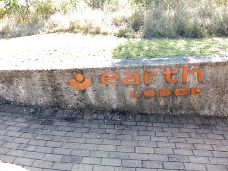 Earth Lodge Sign