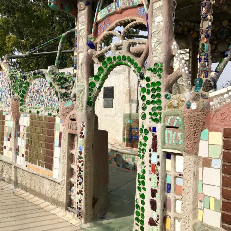 Arched Wall at Watts Towers by Susan Manlin Katzman