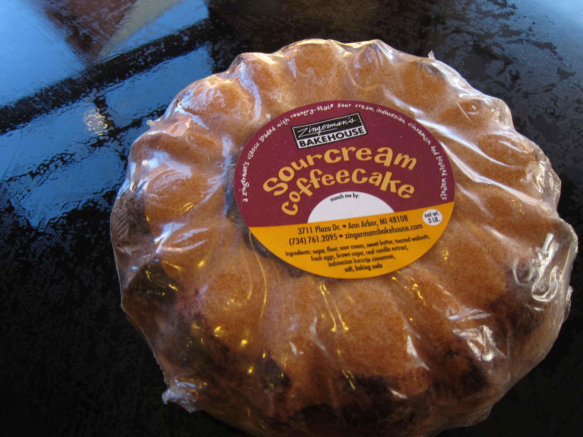 Sour Cream Coffee Cake from Zingerman's Sweet Leisure