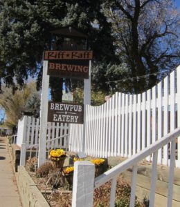 Sign out side of Riff Raff Brewpub and Eatery 