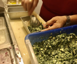 Spinach Filling for Cafe Nova Spanakopita