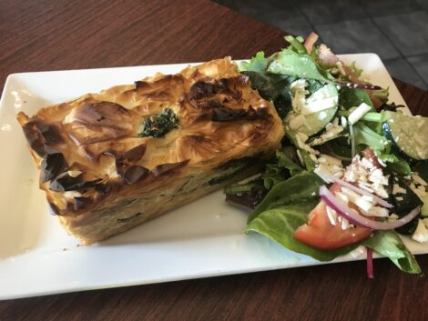 Spinach Spanakopita as served at Cafe Nova