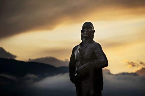 Statue of Native American