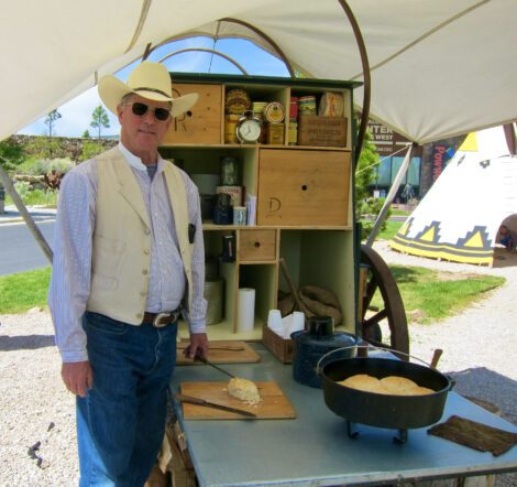 Fred Breisch cooking at The Buffalo Bill Center of the West.