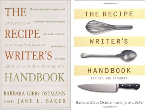 Covers from The Recipe Writer's Handbook