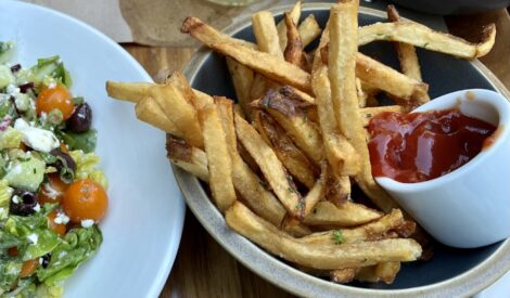 A plate of Spartina's French Fries