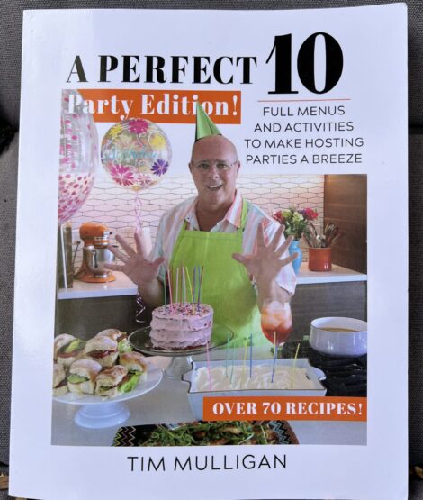 Cover of Tim Mulligan's A Perfect 10 Party book.